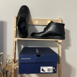 Rockport Men’s Classic Break Chukka Boots Black.